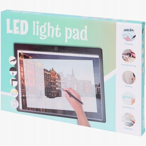 TABLET GRAFICZNY TABLICA LED PISANIE RYSOWANIE KALIGRAFIA MALOWANIE 34,5 cm