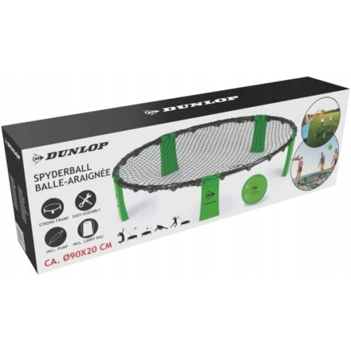 SPYDERBALL ROUNDNET SPIKEBALL GRA PLENEROWA ZESTAW TORBA PIŁKA DUNLOP