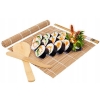 Bambusowy Zestaw do sushi Smukee mata do rolowania 14 elementów dla 5 osób