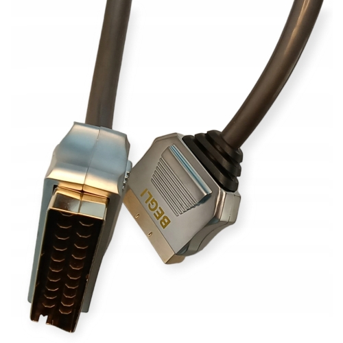 Kabel przewód euro złącze SCART Euro Euro 21 pin pozłacany 15 metrów