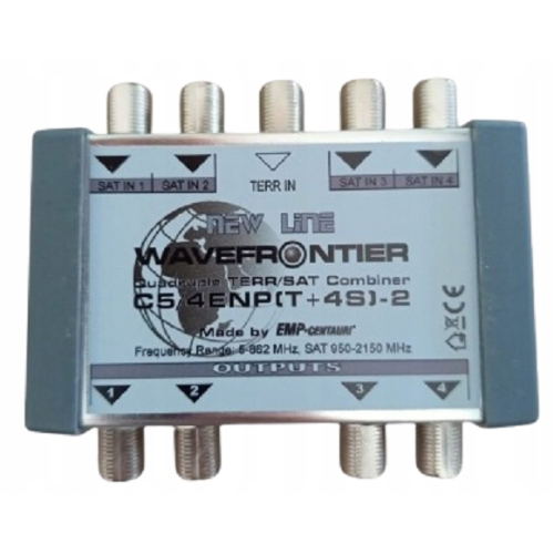 Sumator C5/4ENP (T+4S) - 2 TV Combiner 4 X SAT + złącze Multiswitch 5 / 4