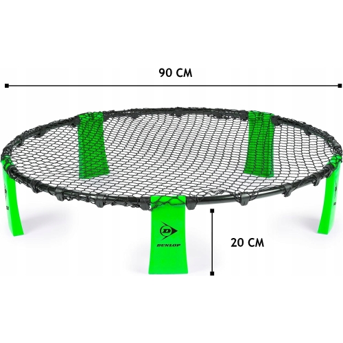 SPYDERBALL ROUNDNET SPIKEBALL GRA PLENEROWA ZESTAW TORBA PIŁKA DUNLOP d1