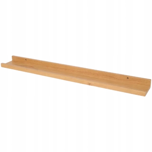 Półka na zdjęcia obrazy ścienna wisząca dekoracyjna loft 77 x 10x 4 cm DĄB