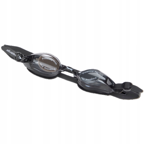 Okulary Pływackie Slazenger Antifog UV Regulowane Basen + Etui Czarne