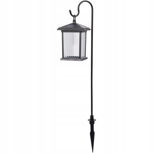 Latarnia Lampion Solarny Wiszący z Hakiem Czujnik Zmierzchu LED 6-8h 79cm