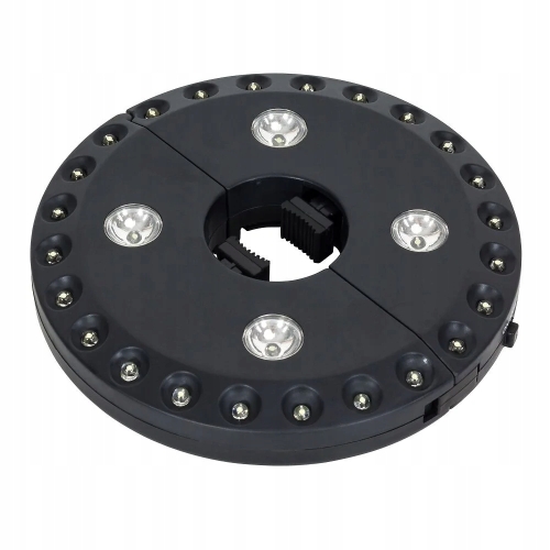 LAMPA LED POD PARASOL OGRODOWA BATERYJNA BREMA ŚWIATŁO LED 24 MAŁE 4 DUŻE
