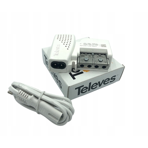 Zasilacz impulsowy antenowy 12V 200mA 2TV Televes Picokom 579401 PSU122PICO
