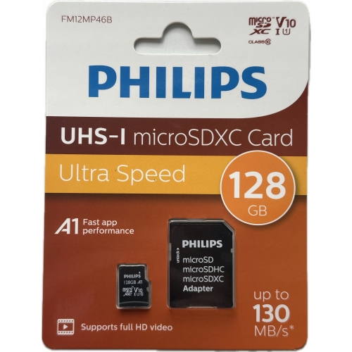 Karta microSD Adapter UHS-I micro SDXC Ultra Speed130 MB/s FM12MP46B 128 GB