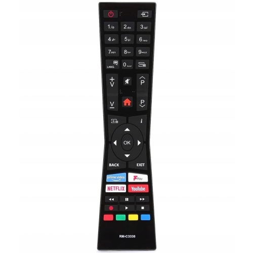 PILOT DO TV JVC UNIWERSALNY ZAMIENNIK NETFLIX LT-43C898 LT-49C790 RM-C3338