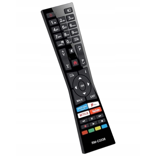 PILOT DO TV JVC UNIWERSALNY ZAMIENNIK NETFLIX LT-43C898 LT-49C790 RM-C3338