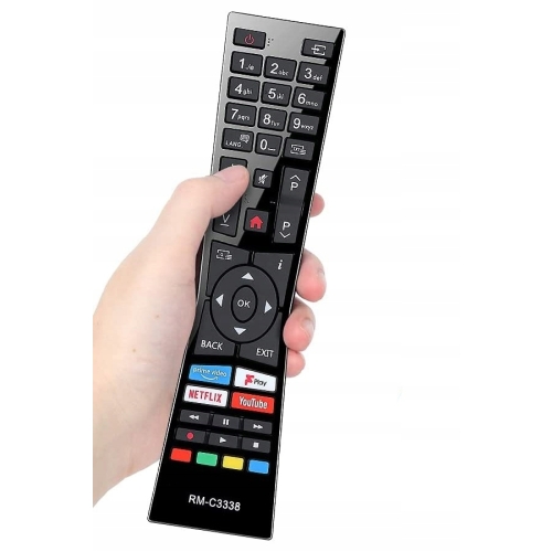 PILOT DO TV JVC UNIWERSALNY ZAMIENNIK NETFLIX LT-43C898 LT-49C790 RM-C3338