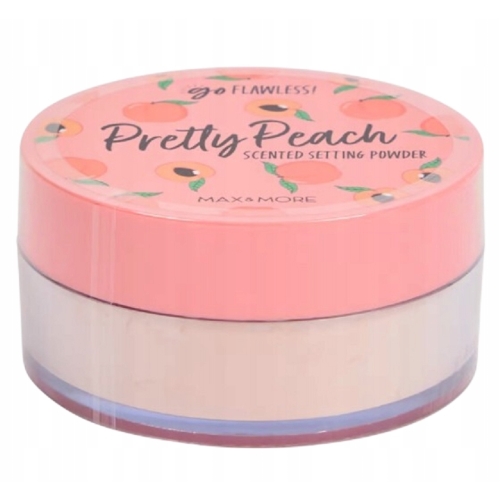 Puder sypki scalający Go Flawless Pretty Peach Brzoskwiniowy Max&More 22 g