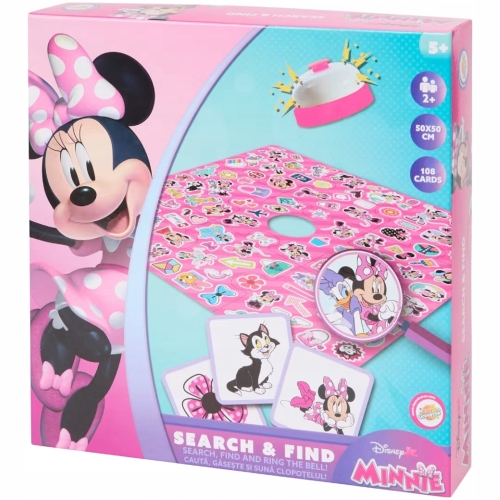 Gra planszowa SEARCH & FIND! DISNEY JR. SZUKAJ I ZNAJDUJ 108 KART MINNIE