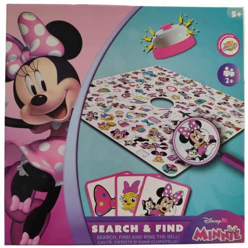 Gra planszowa SEARCH & FIND! DISNEY JR. SZUKAJ I ZNAJDUJ 108 KART MINNIE