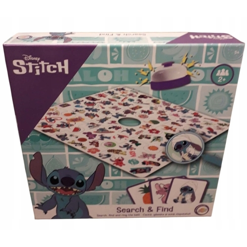 Gra planszowa SEARCH & FIND!DISNEY STITCH SZUKAJ I ZNAJDŹ 108 KART STITCH