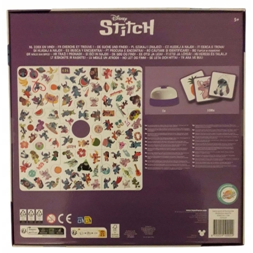 Gra planszowa SEARCH & FIND!DISNEY STITCH SZUKAJ I ZNAJDŹ 108 KART STITCH