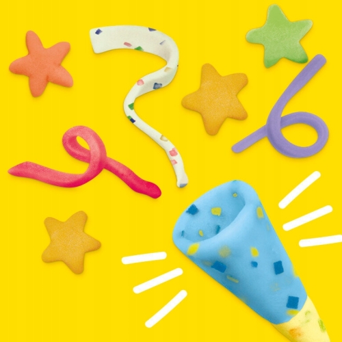Play-Doh Ciastolina Zestaw Twórz i Świętuj KONFETTI BROKAT Hasbro 20 TUB D