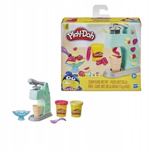 PLAY-DOH CIASTOLINA MINI CLASSICS FABRYKA LODÓW E9368 ZESTAW DLA DZIECI d