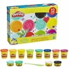 PLAY-DOH CIASTOLINA MODELINA 12 TUB MIX KOLORÓW BROKAT GLITTER BRILLANT Z11
