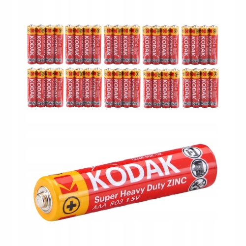 Bateria małe paluszki Super Heavy Duty ZINC Kodak AAA (R3) 30 sztuk