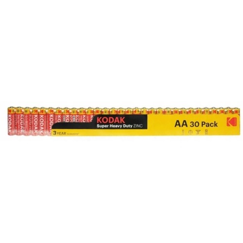 Bateria małe paluszki Super Heavy Duty ZINC Kodak AAA (R3) 30 sztuk