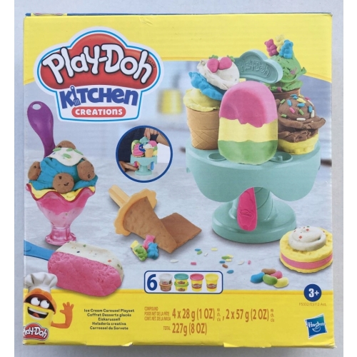 PLAY-DOH Ciastolina KARUZELA Z LODAMI F5332 HASBRO+6 TUB I AKCESORIA ZESTAW