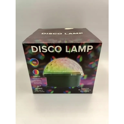 Lampa dyskotekowa projektor kula disco pilot rgb czujnik dźwięku 16 x 13,5