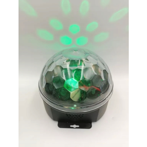 Lampa dyskotekowa projektor kula disco pilot rgb czujnik dźwięku 16 x 13,5