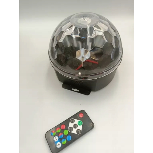 Lampa dyskotekowa projektor kula disco pilot rgb czujnik dźwięku 16 x 13,5