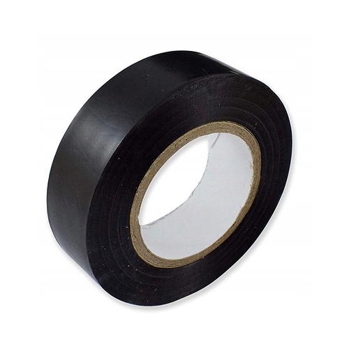 Taśma izolacyjna 10 m x 15 mm wytrzymała 5 SZT ZESTAW kolor czarny PCV/PCV