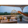 Kula świetlna wisząca Dekoracja Ozdoba Indoor Outdoor TIMER 140 LED 18 cm
