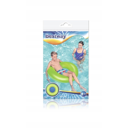 Koło dmuchane do Pływania na basen 91 cm Bestway zielone Mocne 10+