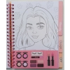 Kolorowanka Selfie Girls Creative Designer moda naklejki szablony 70 stron