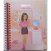 Kolorowanka Selfie Girls Creative Designer moda naklejki szablony 70 stron