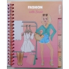 Kolorowanka Selfie Girls Creative Designer moda naklejki szablony 70 stron
