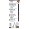 Kaligrafia markery 5 sztuk Miedź 2.0 3.5 5.0 Fineliner Biały Gel Pen COPPER