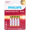 Baterie Philips AA LR6 Alkaliczne Grube Paluszki do Pilota 4 szt Blistr