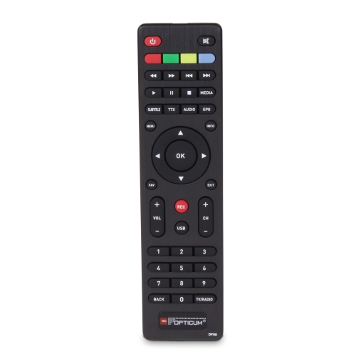 ORYGINALNY PILOT OPTICUM DO DEKODER TELEWIZJI NAZIEMNEJ Terra HD 265 PLUS