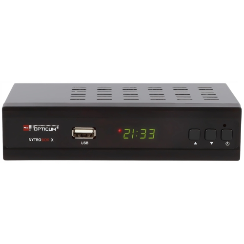 Dekoder Tuner HDTV DVB-T2/C HEVC Hybryda Opticum Nytrobox NSE X USB
