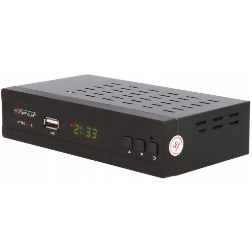 Dekoder Tuner HDTV DVB-T2/C HEVC Hybryda Opticum Nytrobox NSE X USB