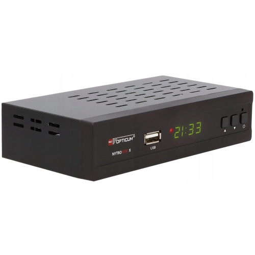 Dekoder Tuner HDTV DVB-T2/C HEVC Hybryda Opticum Nytrobox NSE X USB