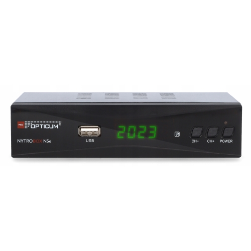 Dekoder Tuner HDTV DVB-T2/C HEVC Hybryda Opticum Nytrobox NSE X USB