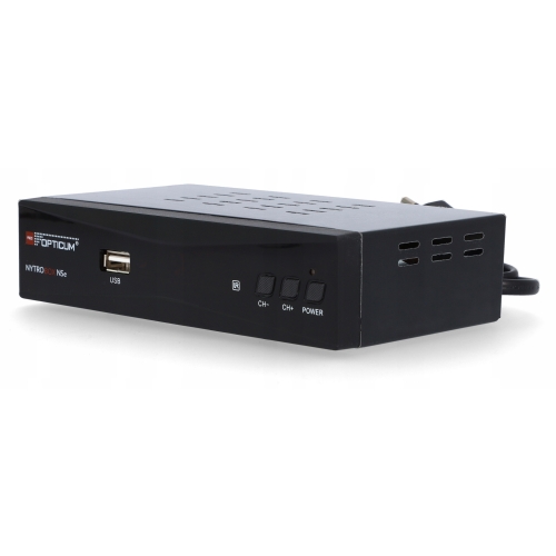 Dekoder Tuner HDTV DVB-T2/C HEVC Hybryda Opticum Nytrobox NSE X USB
