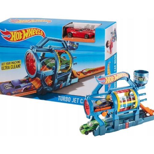 Tor samochodowy Hot Wheels TURBO JET CAR WASH MYJNIA SAMOCHODOWA FJN38A