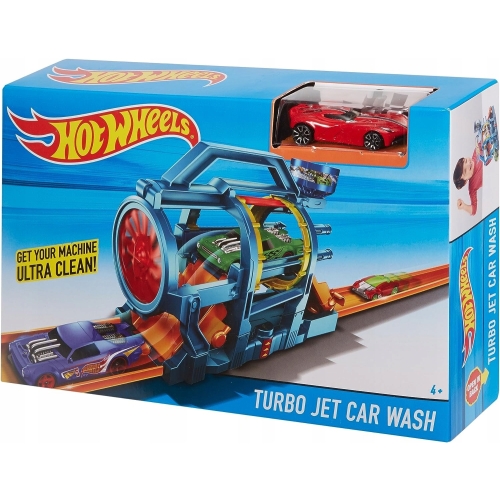 Tor samochodowy Hot Wheels City Blaze Mattel Turbomyjnia Auto Police FJN35B