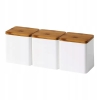 Pojemnik do przechowywania nablatowy GoodHome Budu 3 elementy 13.6x12,5 cm
