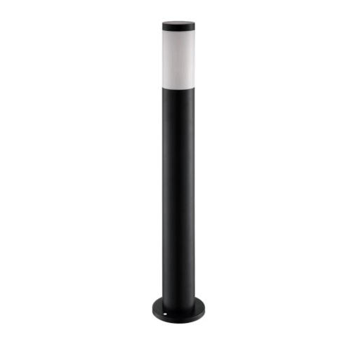 LAMPA STOJĄCA OGRODOWA HOLLIS CZARNA SŁUPEK ZEWNĘTRZNY IP44 LOFT 15W 80 CM