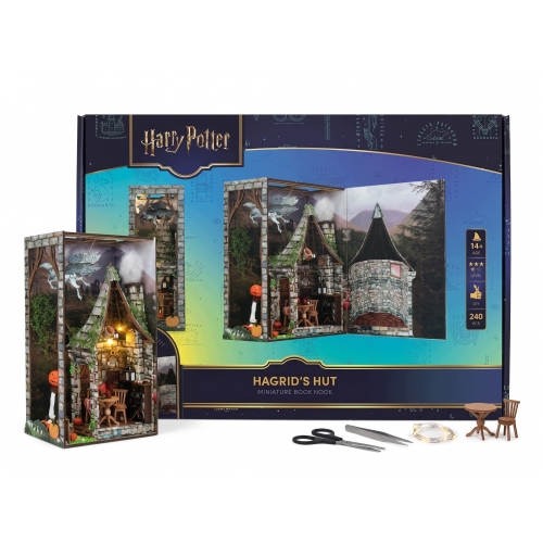 Podpórka do książek Bookshelf Miniature HAGRID'S HUT HARRY POTTER LED 14+