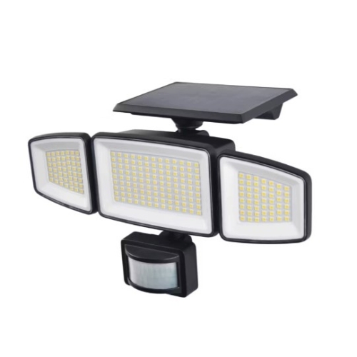 Halogen naświetlacz solarny ip54 biały zimny 800 lm 20 W czujnik ruchu