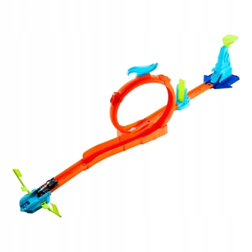 HOT WHEELS STUNT TRACKS LOOP STUNT WITH A LOOP CZARNE AUTO JHK76 JHK77